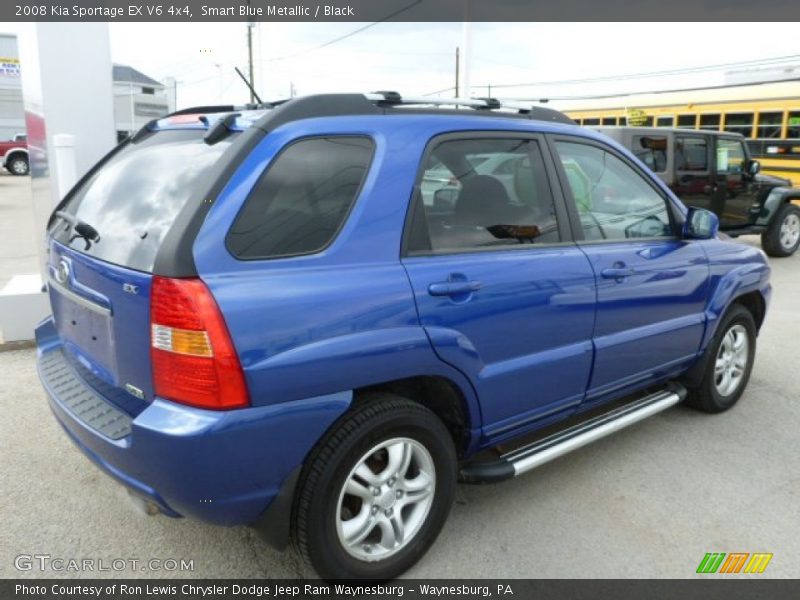Smart Blue Metallic / Black 2008 Kia Sportage EX V6 4x4