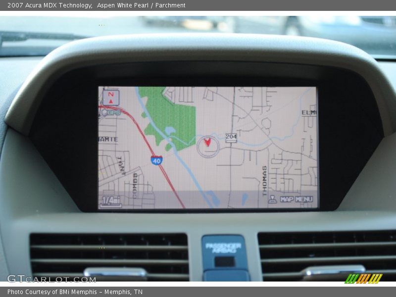 Aspen White Pearl / Parchment 2007 Acura MDX Technology