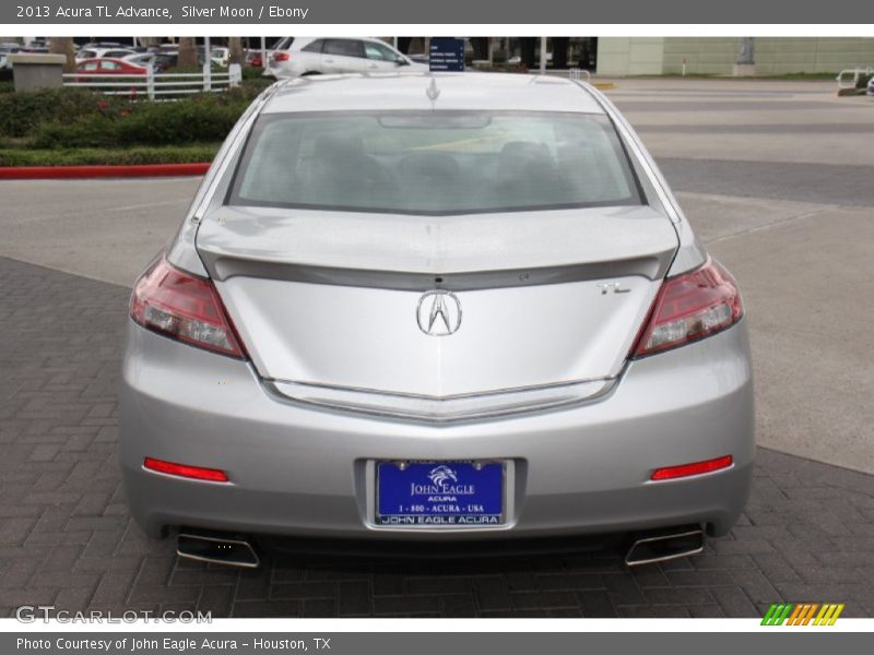 Silver Moon / Ebony 2013 Acura TL Advance