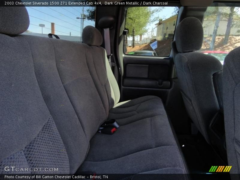 Dark Green Metallic / Dark Charcoal 2003 Chevrolet Silverado 1500 Z71 Extended Cab 4x4