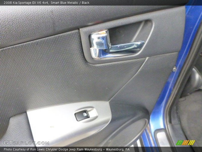 Smart Blue Metallic / Black 2008 Kia Sportage EX V6 4x4