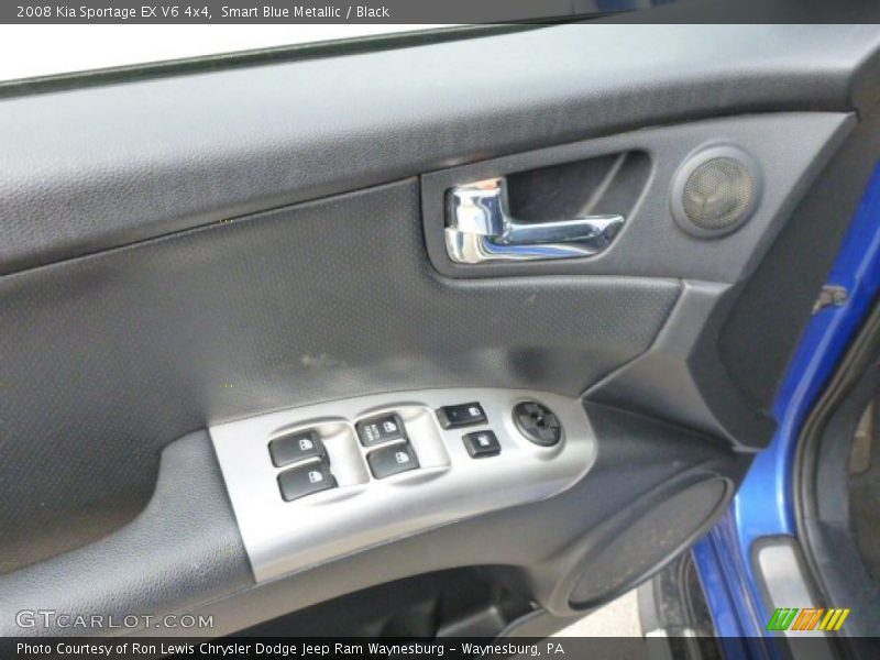 Smart Blue Metallic / Black 2008 Kia Sportage EX V6 4x4