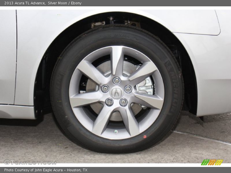 Silver Moon / Ebony 2013 Acura TL Advance