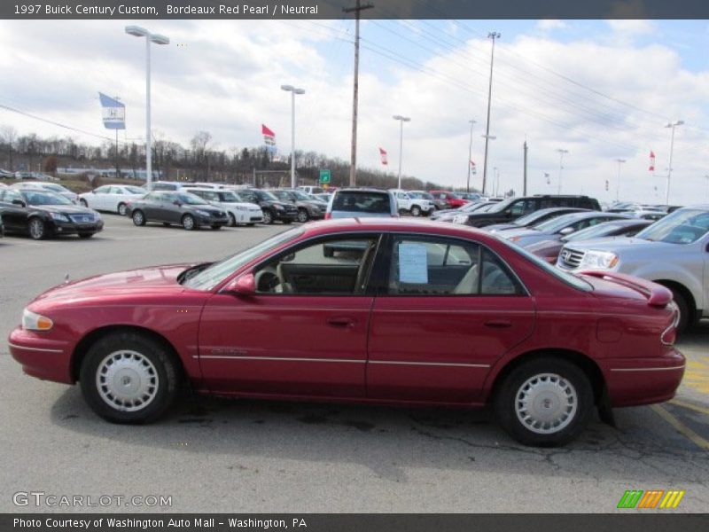 Bordeaux Red Pearl / Neutral 1997 Buick Century Custom