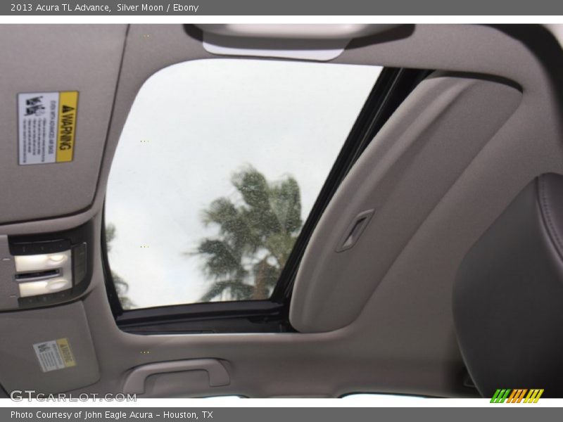 Silver Moon / Ebony 2013 Acura TL Advance
