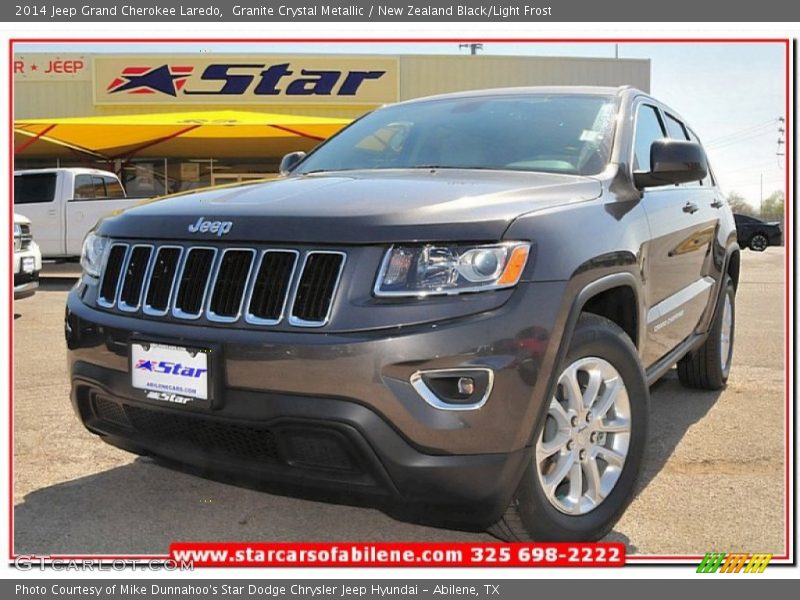 Granite Crystal Metallic / New Zealand Black/Light Frost 2014 Jeep Grand Cherokee Laredo