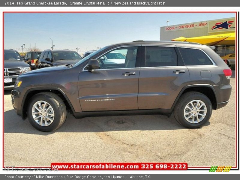 Granite Crystal Metallic / New Zealand Black/Light Frost 2014 Jeep Grand Cherokee Laredo