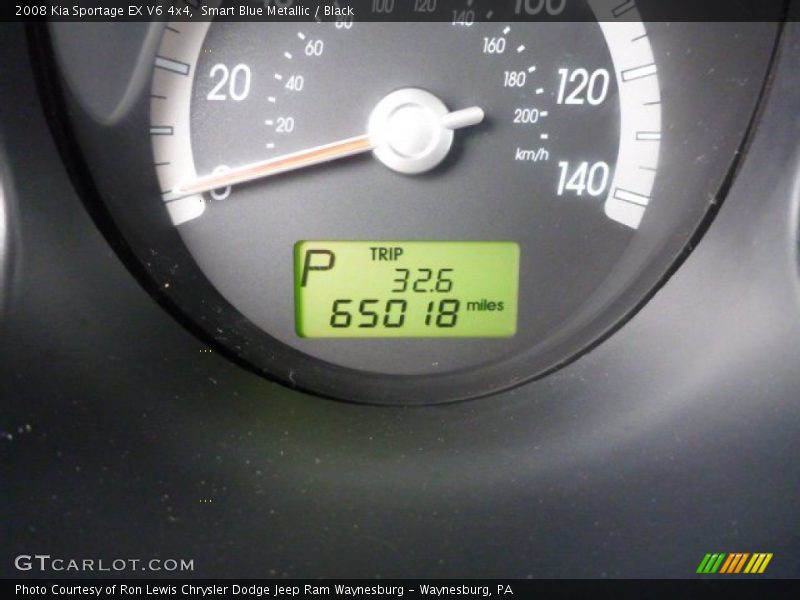 Smart Blue Metallic / Black 2008 Kia Sportage EX V6 4x4