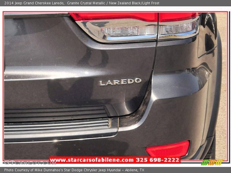 Granite Crystal Metallic / New Zealand Black/Light Frost 2014 Jeep Grand Cherokee Laredo