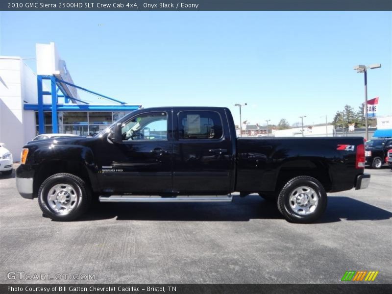 Onyx Black / Ebony 2010 GMC Sierra 2500HD SLT Crew Cab 4x4