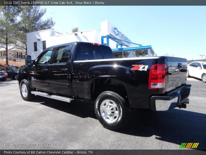 Onyx Black / Ebony 2010 GMC Sierra 2500HD SLT Crew Cab 4x4