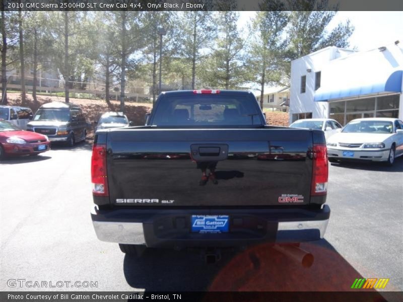 Onyx Black / Ebony 2010 GMC Sierra 2500HD SLT Crew Cab 4x4