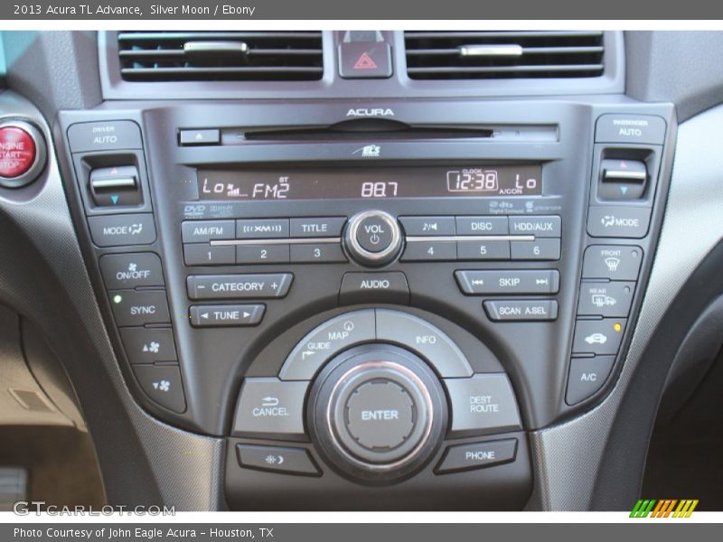 Silver Moon / Ebony 2013 Acura TL Advance