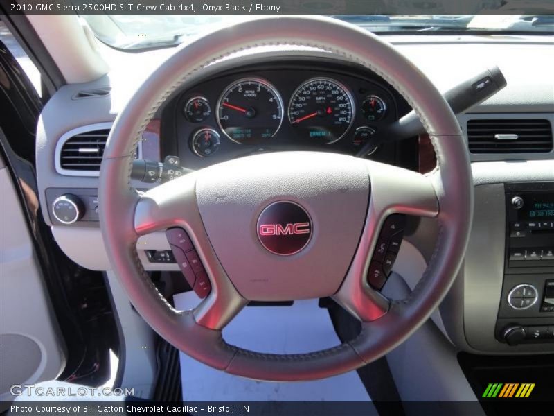 Onyx Black / Ebony 2010 GMC Sierra 2500HD SLT Crew Cab 4x4