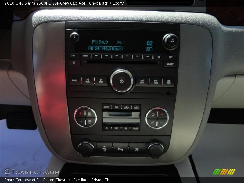 Onyx Black / Ebony 2010 GMC Sierra 2500HD SLT Crew Cab 4x4