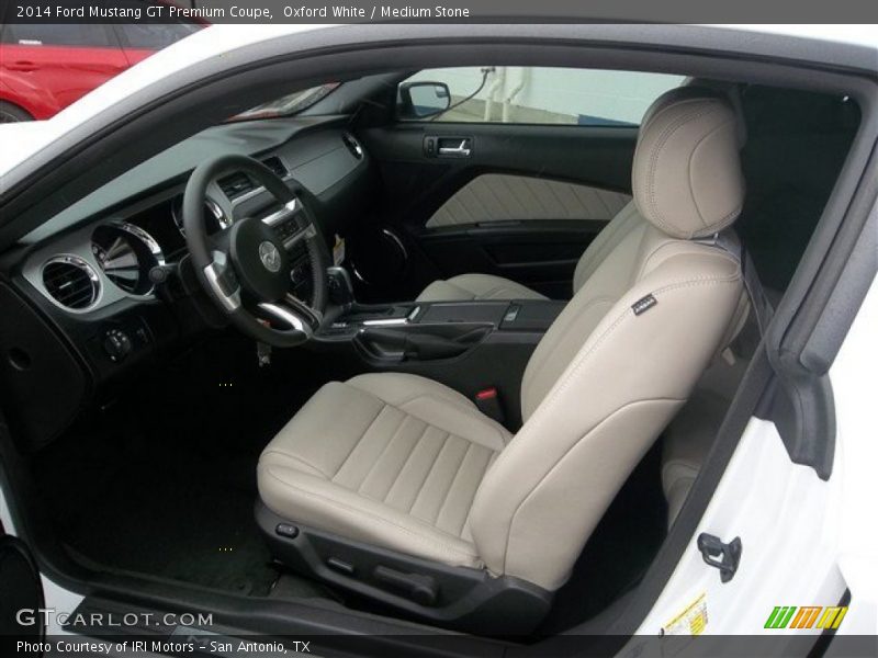  2014 Mustang GT Premium Coupe Medium Stone Interior