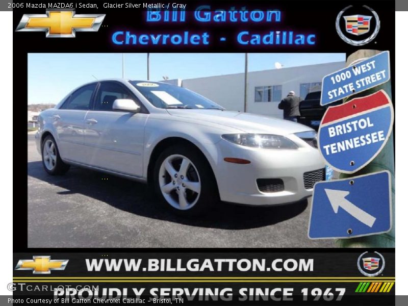 Glacier Silver Metallic / Gray 2006 Mazda MAZDA6 i Sedan