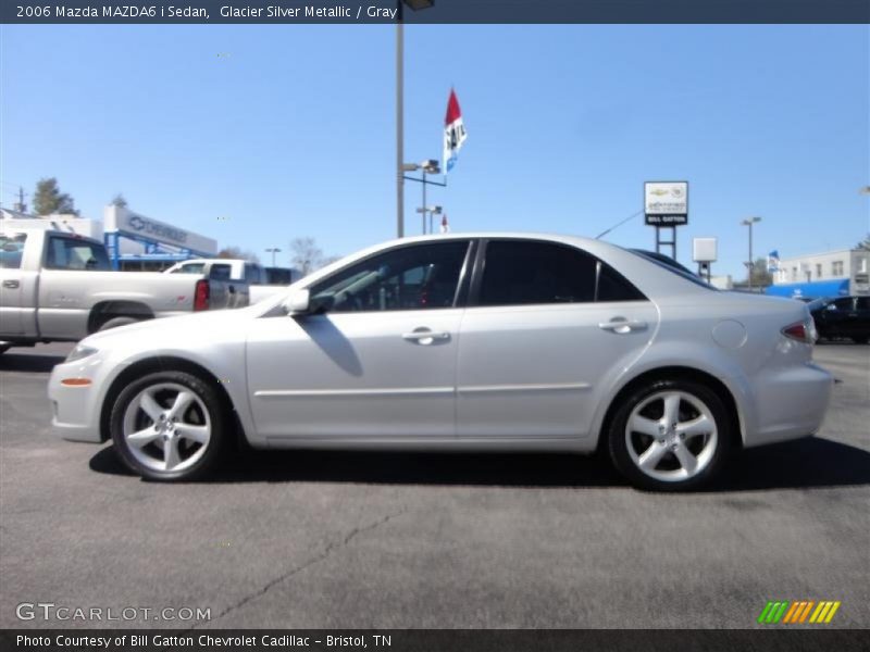 Glacier Silver Metallic / Gray 2006 Mazda MAZDA6 i Sedan