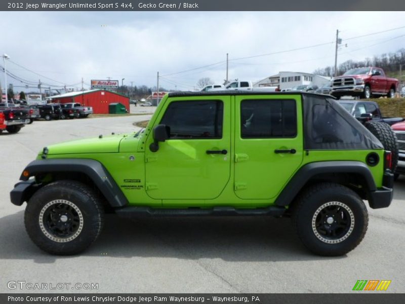  2012 Wrangler Unlimited Sport S 4x4 Gecko Green