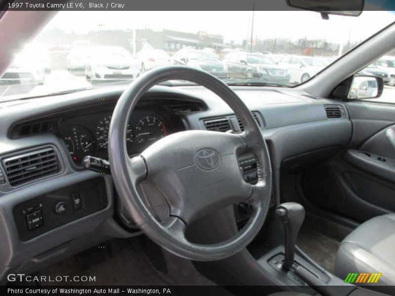 Black / Gray 1997 Toyota Camry LE V6