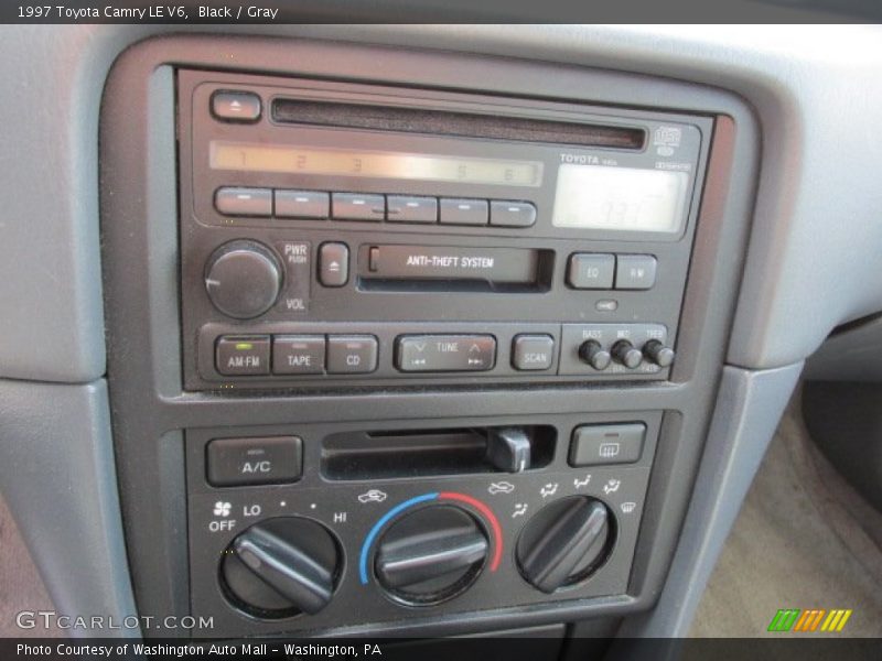 Black / Gray 1997 Toyota Camry LE V6