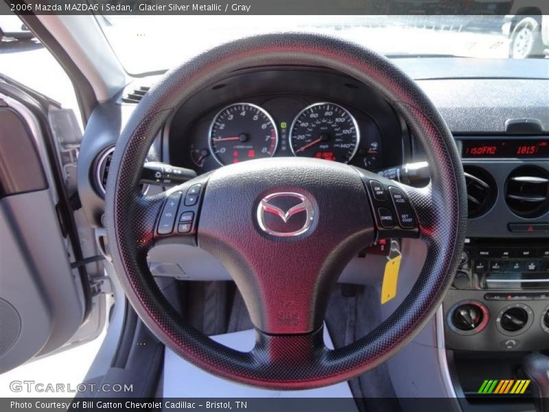 Glacier Silver Metallic / Gray 2006 Mazda MAZDA6 i Sedan