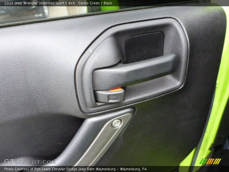 Gecko Green / Black 2012 Jeep Wrangler Unlimited Sport S 4x4