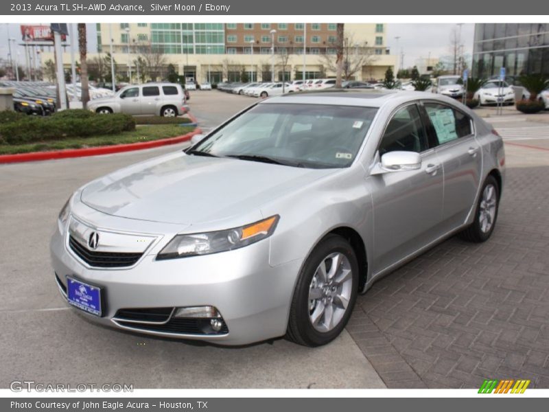 Silver Moon / Ebony 2013 Acura TL SH-AWD Advance