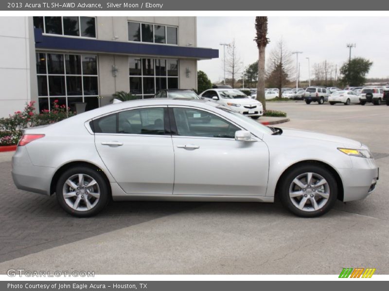 Silver Moon / Ebony 2013 Acura TL SH-AWD Advance