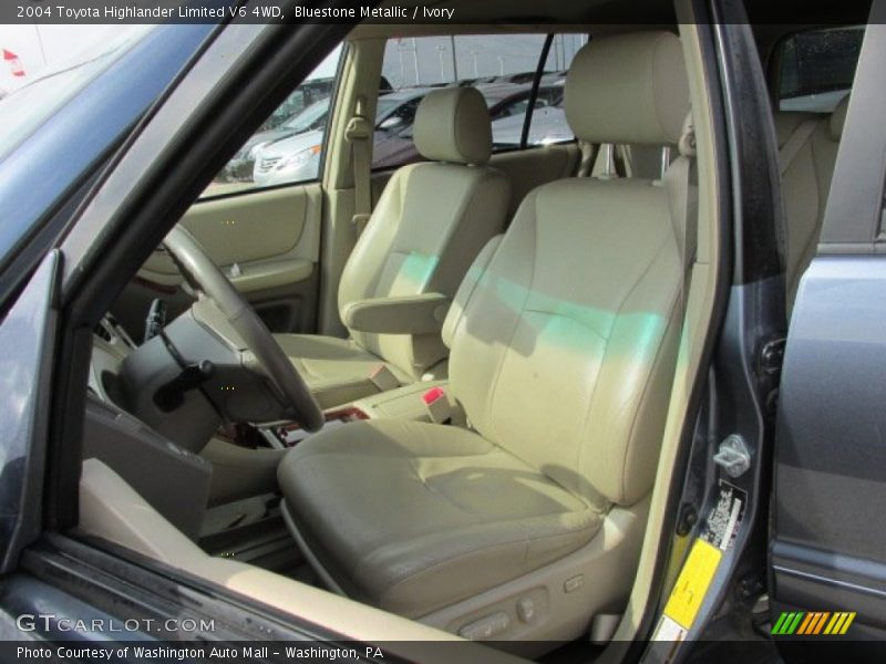 Bluestone Metallic / Ivory 2004 Toyota Highlander Limited V6 4WD