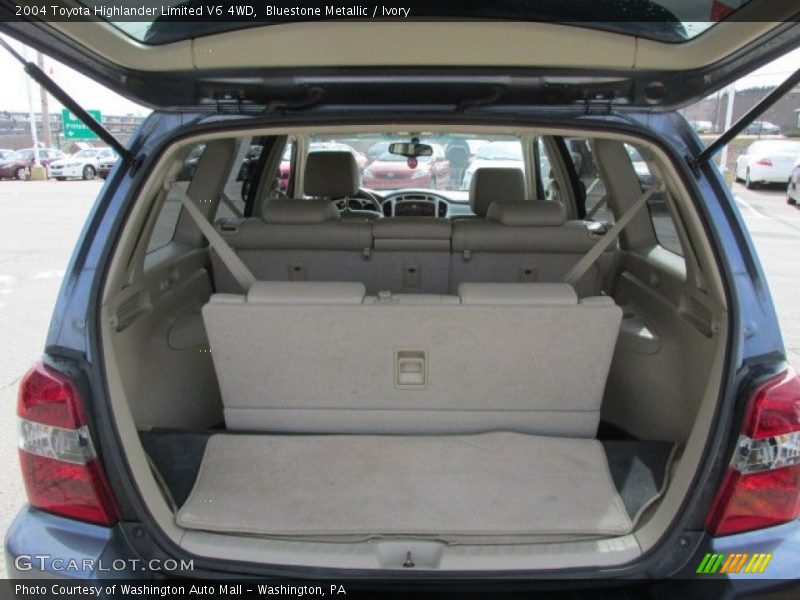 Bluestone Metallic / Ivory 2004 Toyota Highlander Limited V6 4WD