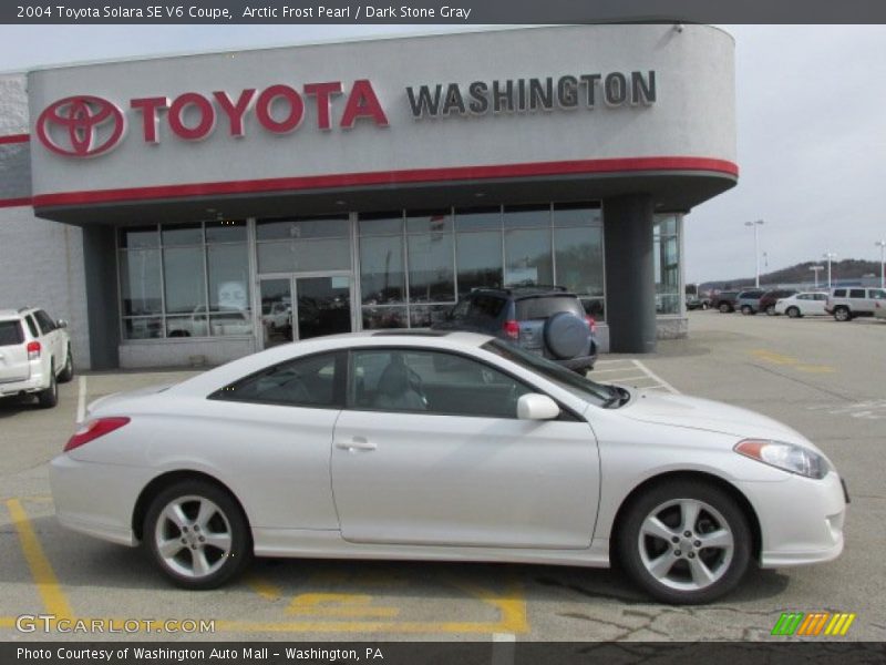 Arctic Frost Pearl / Dark Stone Gray 2004 Toyota Solara SE V6 Coupe