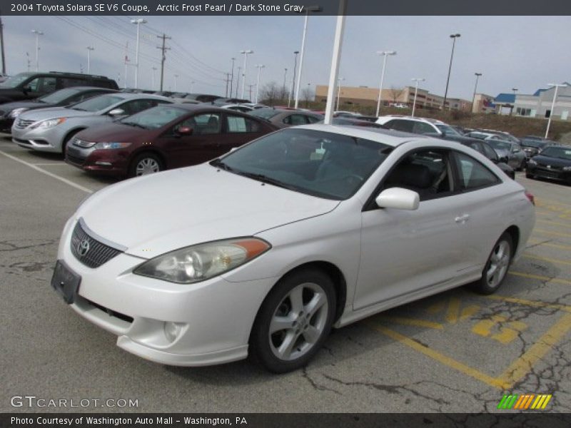 Arctic Frost Pearl / Dark Stone Gray 2004 Toyota Solara SE V6 Coupe