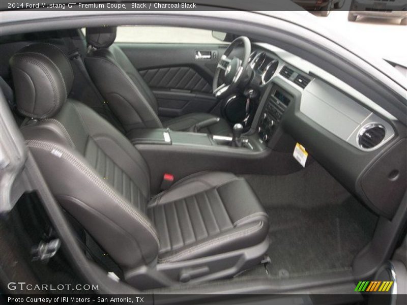  2014 Mustang GT Premium Coupe Charcoal Black Interior