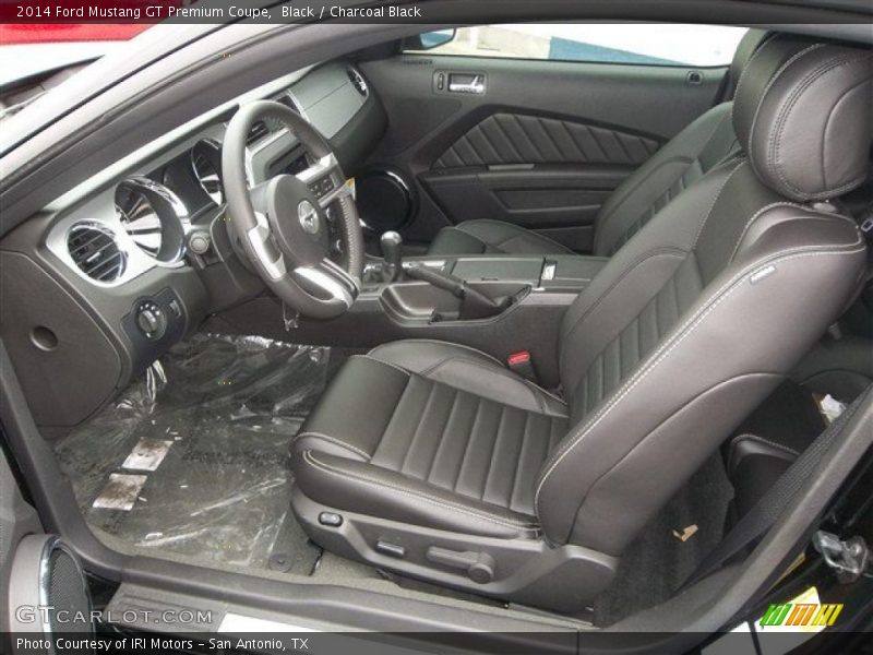  2014 Mustang GT Premium Coupe Charcoal Black Interior