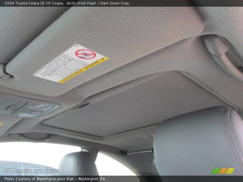 Arctic Frost Pearl / Dark Stone Gray 2004 Toyota Solara SE V6 Coupe