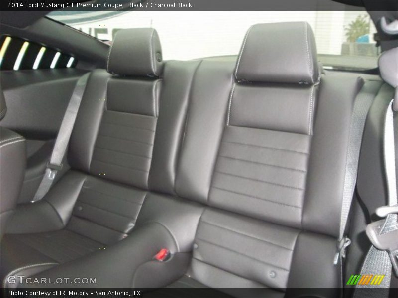 Rear Seat of 2014 Mustang GT Premium Coupe