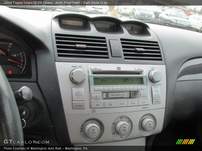 Arctic Frost Pearl / Dark Stone Gray 2004 Toyota Solara SE V6 Coupe