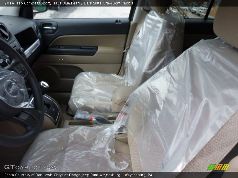 True Blue Pearl / Dark Slate Gray/Light Pebble 2014 Jeep Compass Sport