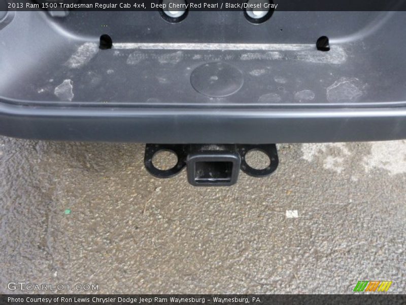 Deep Cherry Red Pearl / Black/Diesel Gray 2013 Ram 1500 Tradesman Regular Cab 4x4