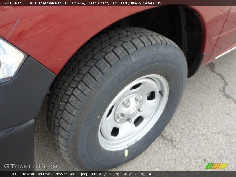 Deep Cherry Red Pearl / Black/Diesel Gray 2013 Ram 1500 Tradesman Regular Cab 4x4