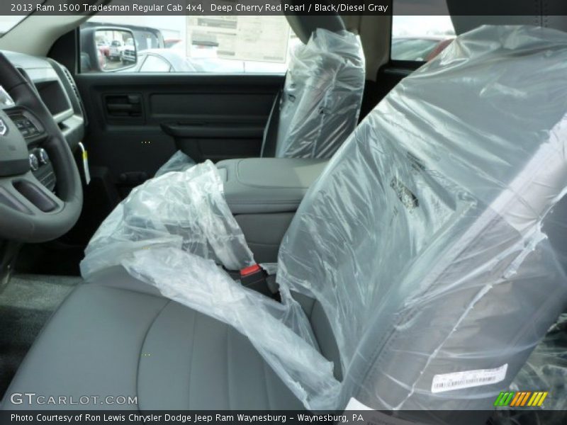 Deep Cherry Red Pearl / Black/Diesel Gray 2013 Ram 1500 Tradesman Regular Cab 4x4
