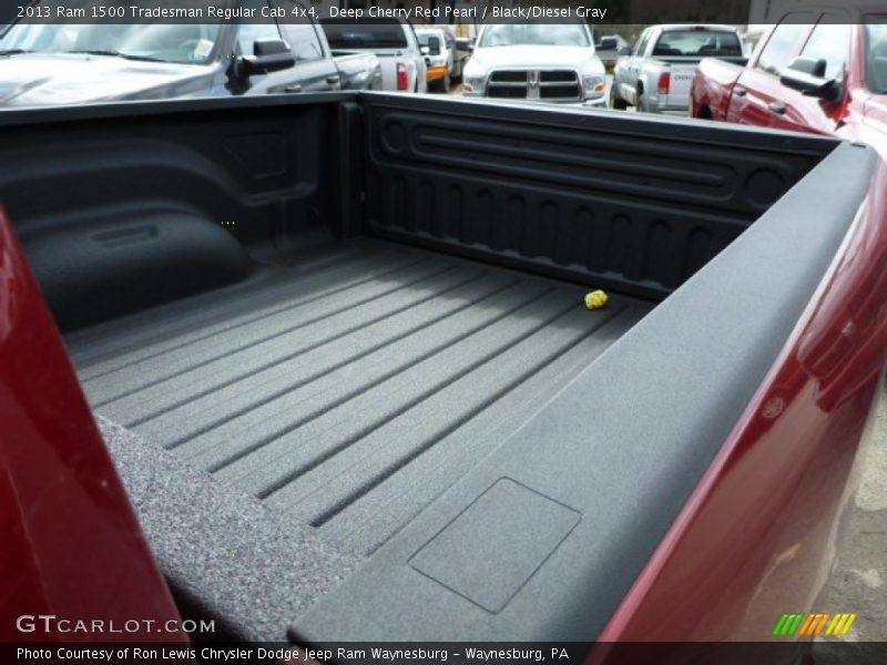 Deep Cherry Red Pearl / Black/Diesel Gray 2013 Ram 1500 Tradesman Regular Cab 4x4
