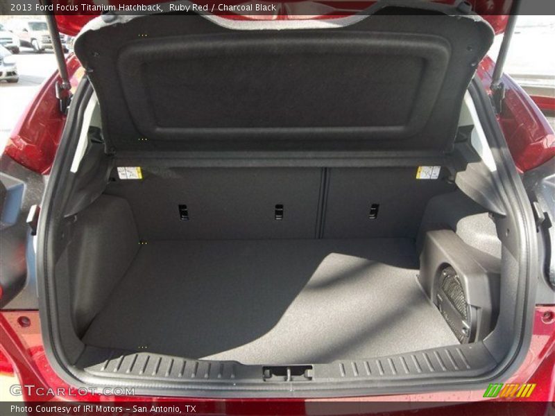 Ruby Red / Charcoal Black 2013 Ford Focus Titanium Hatchback
