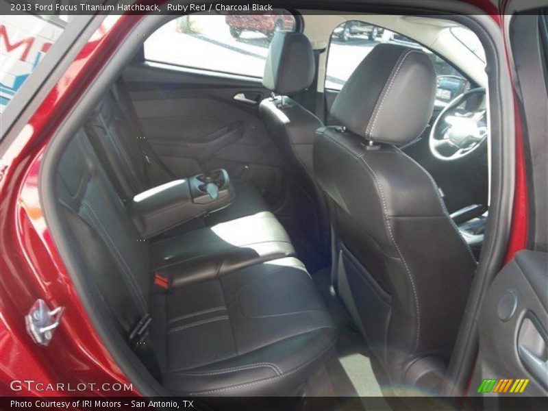 Ruby Red / Charcoal Black 2013 Ford Focus Titanium Hatchback