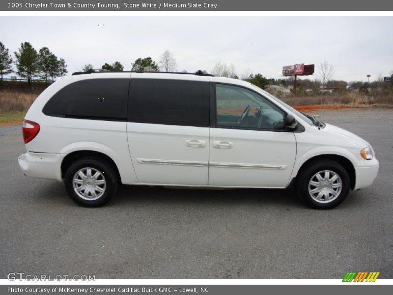 Stone White / Medium Slate Gray 2005 Chrysler Town & Country Touring