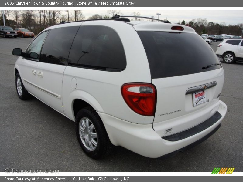 Stone White / Medium Slate Gray 2005 Chrysler Town & Country Touring
