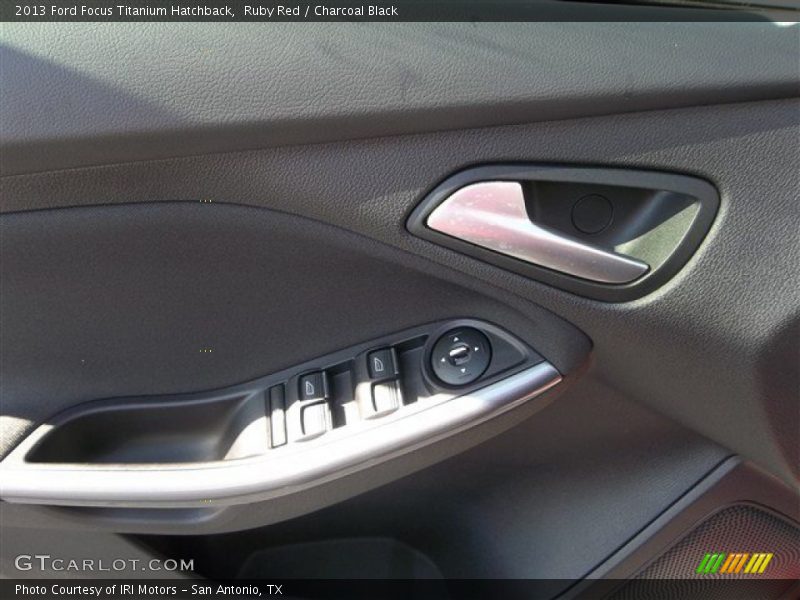Ruby Red / Charcoal Black 2013 Ford Focus Titanium Hatchback