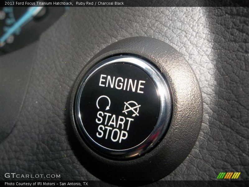 Ruby Red / Charcoal Black 2013 Ford Focus Titanium Hatchback