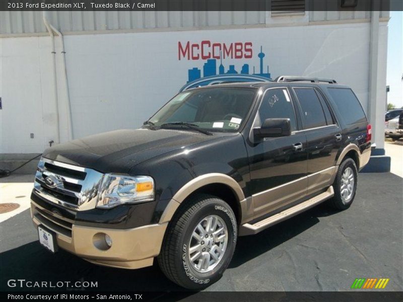 Tuxedo Black / Camel 2013 Ford Expedition XLT
